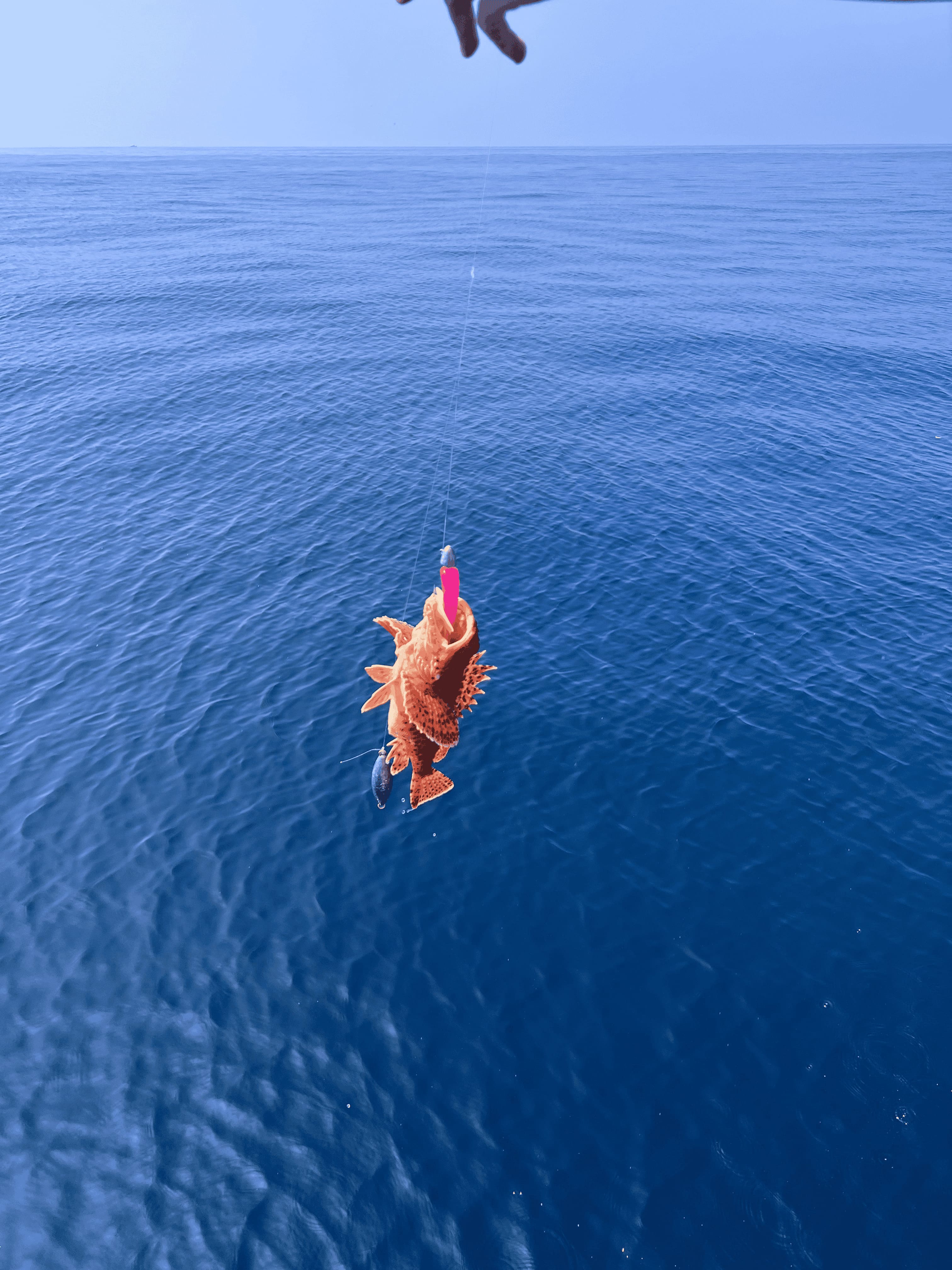 Fishing by the water